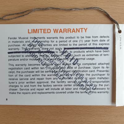 [Vintage] Fender Starcaster Owner's Manual 1976 (#2) image 2