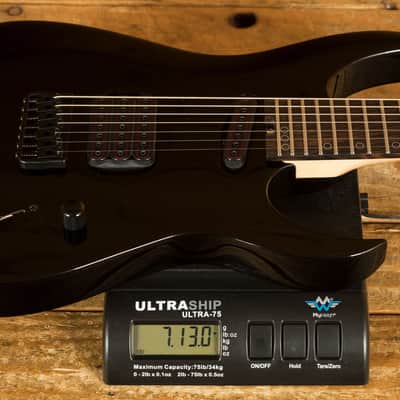 Schecter Sunset-7 Triad - Ebony - Gloss Black - 7-String image 8