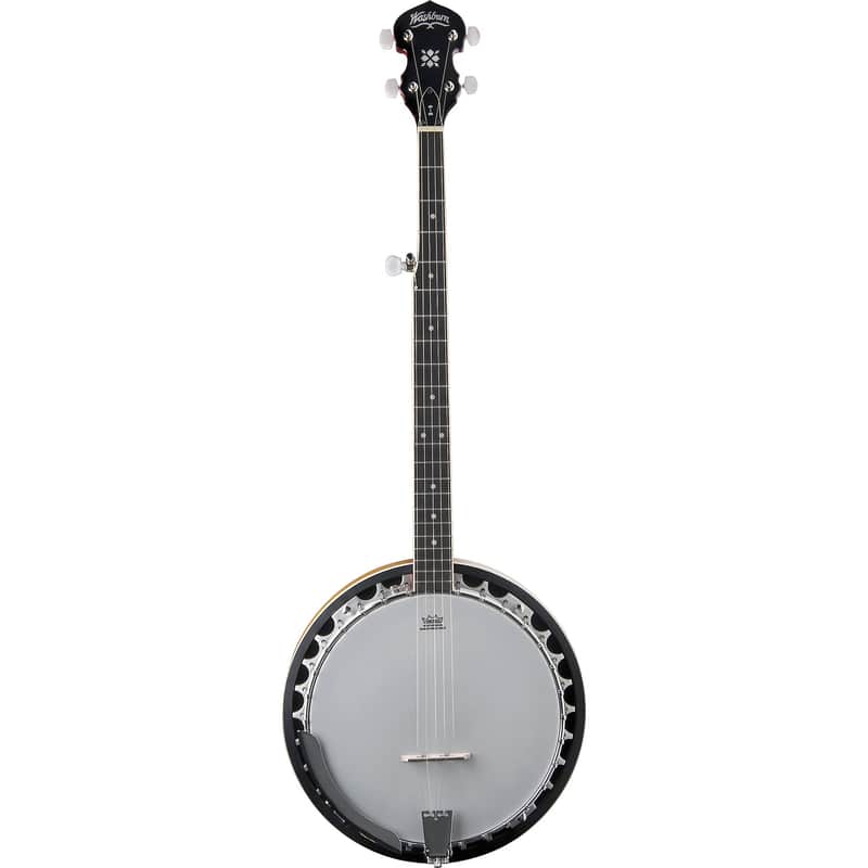 Washburn Americana 5-String Resonator Banjo w/ Floral Fingerboard Inlay image 1