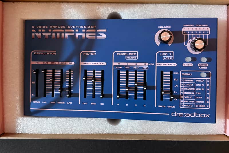 Dreadbox Nymphes 6-voice Desktop Analog Synthesizer