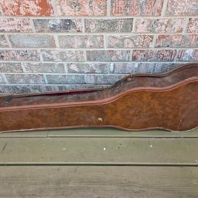 Vintage 1962 Gibson EB-0 Bass Guitar Husk Project w/ Original Softshell Case! image 22