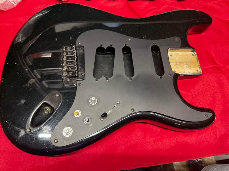 Charvel ST Custom - Body - Black image 1