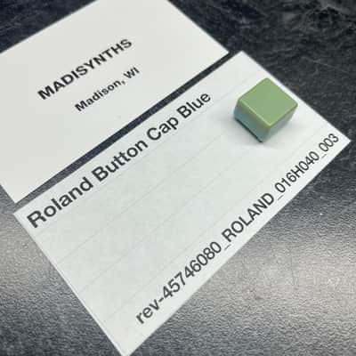 ORIGINAL Roland Blue Button Cap (016H040) for Juno-60, JSQ-60, MSQ-100, EP-6060, EP-11, etc