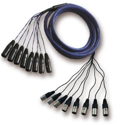 MULTI-CHANNEL AUDIO SNAKE CABLE - 24 CHANNEL - 30 feet / Stage Box / 4 TRS image 1