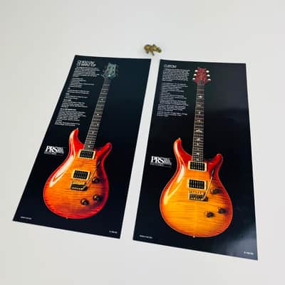 PRS Display Foldout with Guitar Cards 1992 imagen 11