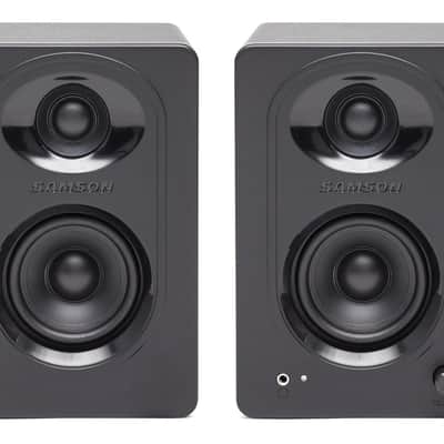 Samson MEDIAONE M30 Powered Studio Monitors 2X 10W Studio Monitors Pair image 1