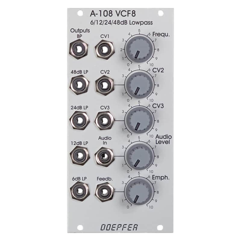 Doepfer A-108 Eurorack 6/12/24/48dB Low Pass Filter Module image 1