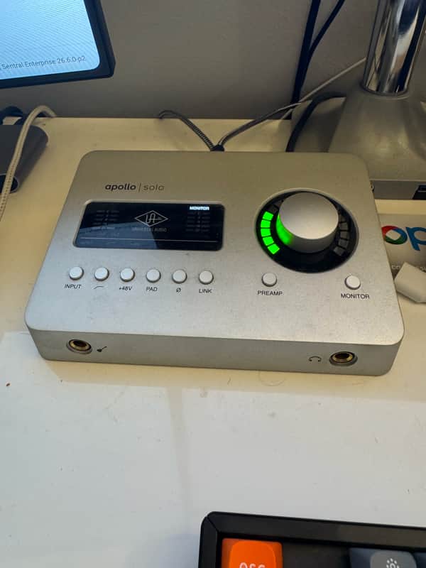 Universal Audio Apollo Solo Heritage Edition Thunderbolt 3 Audio Interface 2020 - Present - Silver image 1