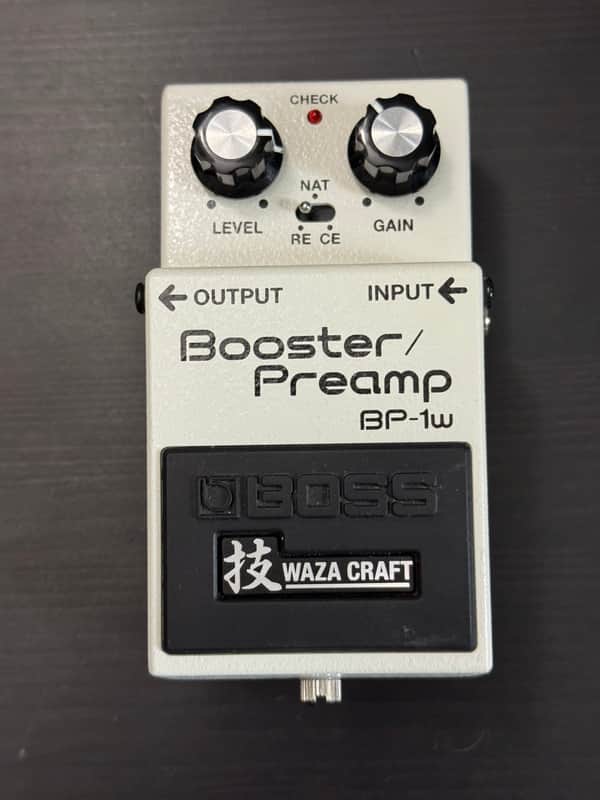 Boss BP-1W Booster / Preamp Waza Craft 2023 - Present White image 1