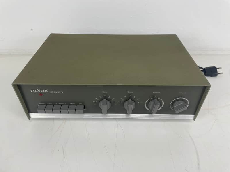 Revox - Modell 40 - Stereo Tube Amplifier - Serviced (Fuse Installed)