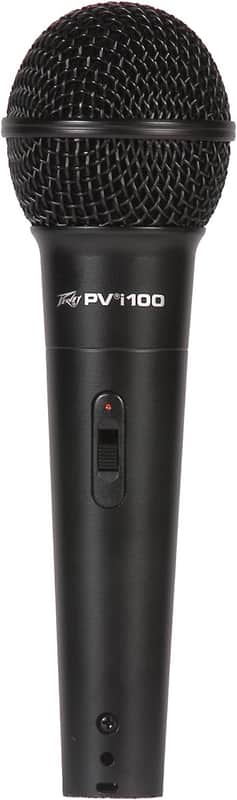 Peavey PVi 100 1/4 Dynamic Cardioid Microphone with 1/4 inch Cable image 1
