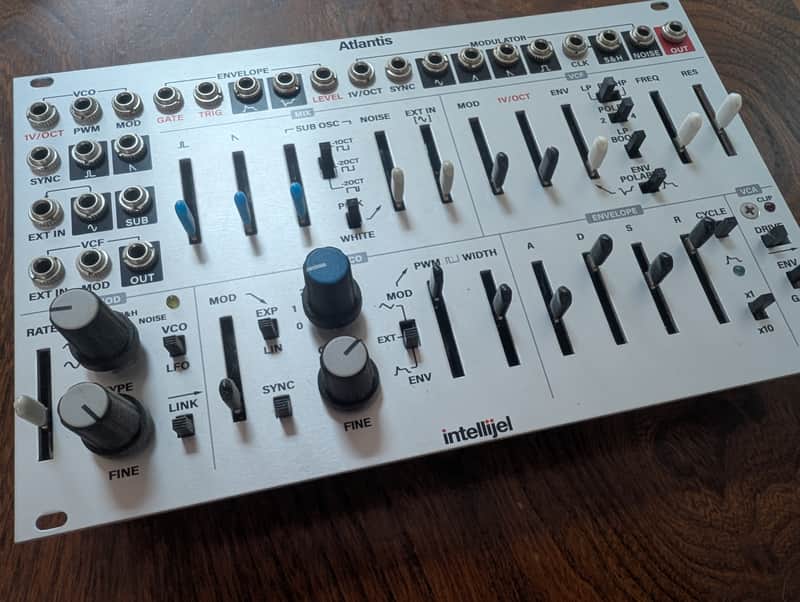 Intellijel Atlantis Dual Oscillator Synth Voice Eurorack Synth Module 2015 - Present - Silver image 1