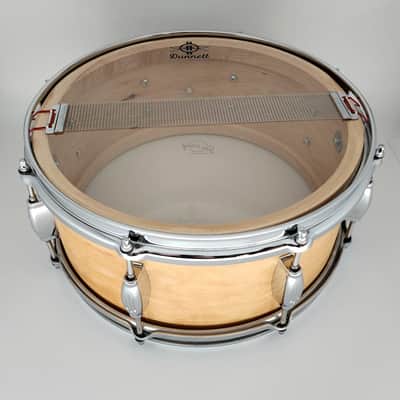 Used George Way Advance Solid Ply Maple Snare Drum 14x6.5 Natural Satin image 2