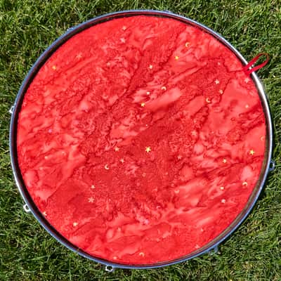 16" single layer Drum Bunny cloth drum cover - dampener - partial mute - compare to Drum Tortillas - Quesadilla - Big Fat Snare image 1