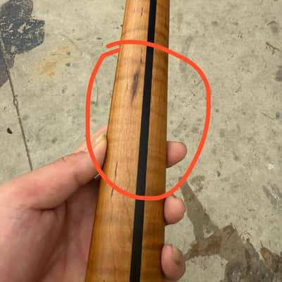 Flamed Maple Telecaster Guitar Neck, 22-Frets image 6
