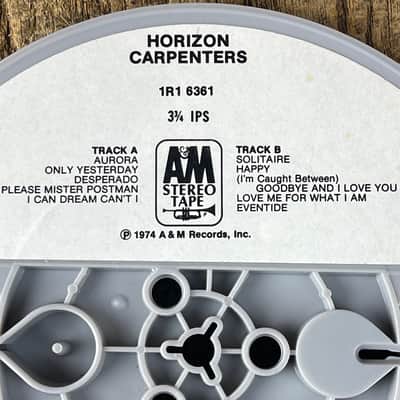 Horizon Carpenters Horizon Carpenters 3 3/4IPS Reel to Reel A&M records, Inc. 1R16361 Guaranteed working image 3
