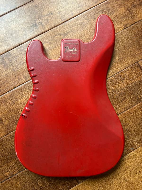Fender Parker Precision Bass Body Guard 1960's - Red Rare! image 1