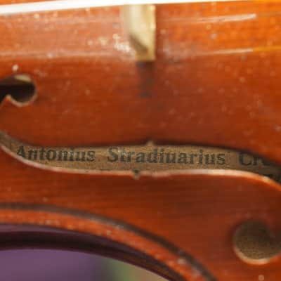 1920s German Fine-Quality Strad-Copy 4/4 Violin (VIDEO! Fresh Adjustments, Ready) image 19