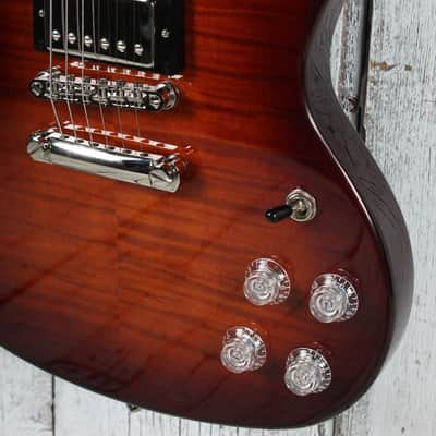 Epiphone SG Modern Figured Electric Guitar Mojave Burst with Gig Bag image 5