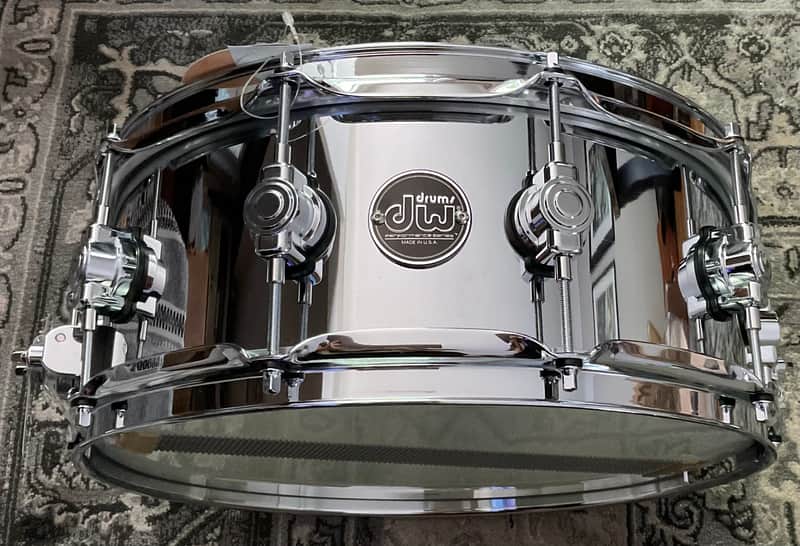 DW 5.5" x 14" Performance Series Steel Snare Drum in Chrome DRPM5514SSCS image 1