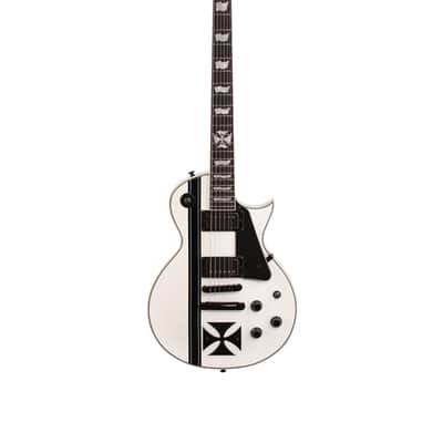 ESP LTD James Hetfield Iron Cross Electric Guitar with Case Snow White image 2