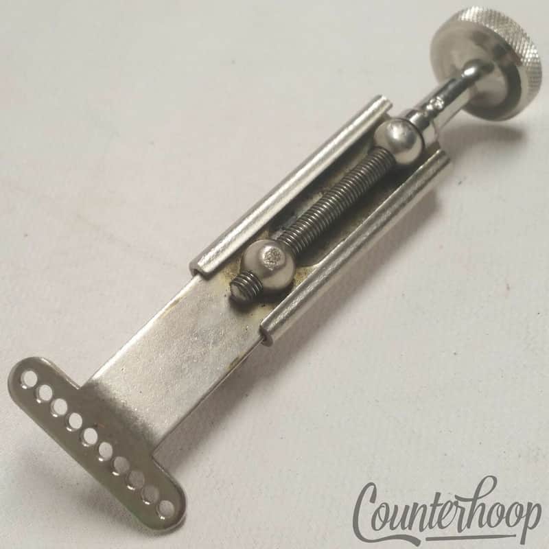 Leedy & Ludwig Snare Drum Strainer Nickel Vintage 40s 2 7/16"Marching Parade USA image 1