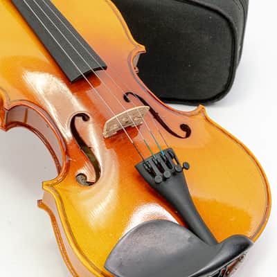 Mendini by Cecilio MV400 Solid Wood Violin – Beginner/Student Model with Case image 2