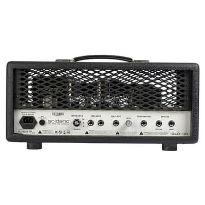Used Soldano SLO-30 Amplifier Head Black Tolex image 5