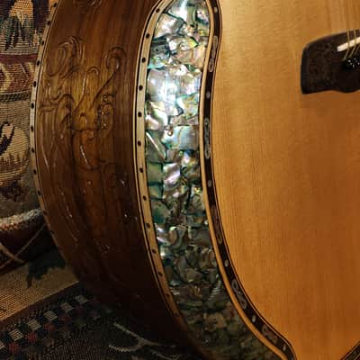 Blueberry Guitar Special Custom Grand Concert Rosewood Acoustic 6 String image 3