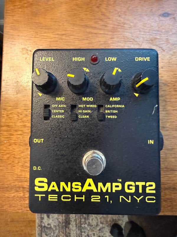 Tech 21 SansAmp GT2 1993 - Present - Black image 1