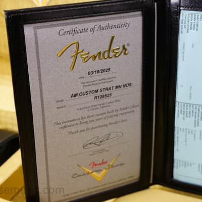 Fender American Custom Shop Stratocaster® NOS, 2A Flame Maple Fingerboard, Honey Blonde image 23