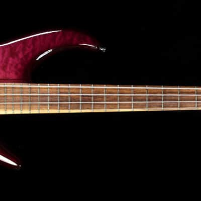 Ken Lawrence Associate Electric Bass Guitar 2004 Purpleburst image 2