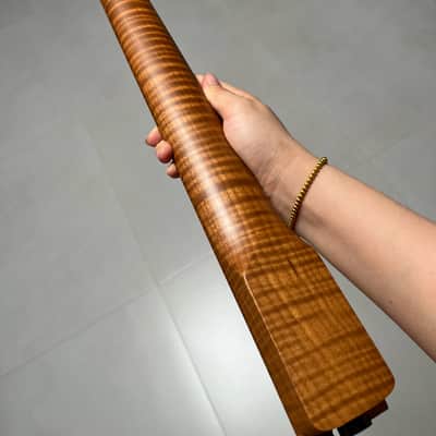 AAAAA Suhr Bone nut Roasted flame Maple Electric Guitar Neck Round stainless steel 22 frets satin Wheel truss rods 12inch image 8