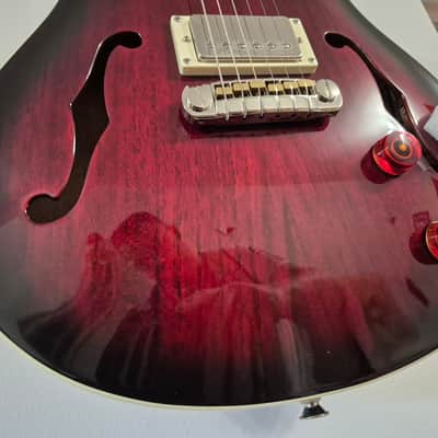 PRS SE Hollowbody Standard 2020 - 2024 - Fire Red Burst image 4