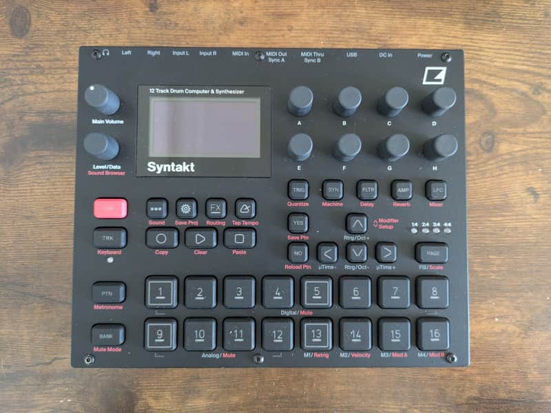 Elektron Syntakt 12 Track Drum Computer & Synthesizer