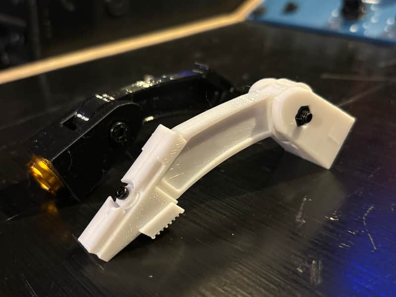 New Sennheiser MD421 mic clip (white or black) - PETG 3D printed image 1