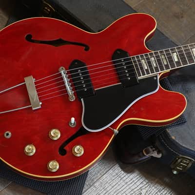 Vintage! 1963 Gibson ES-330 Semi-Hollow Electric Guitar Cherry Red + OHSC image 2