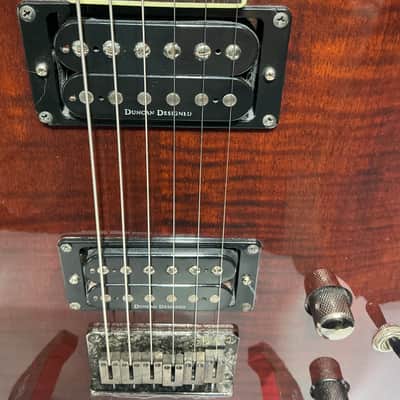 Fender Special Edition Set-Neck Custom Telecaster HH FMT 2003 - Crimson Transparent image 2