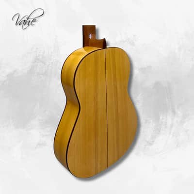 Vahe Flamenco Guitar Blanca, Handcrafted French Polish image 9
