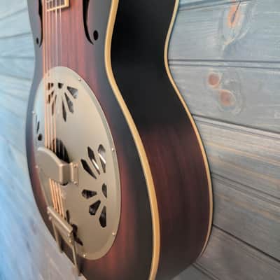 Gretsch G9240 Alligator Round-Neck Mahogany Body Biscuit Cone Resonator Guitar 2010s - 2-Color Sunburst image 3