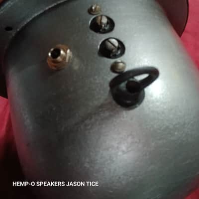 JENSEN  15.5" METAL HORN  6/6.5" DRIVER WWII HORN ???  GUITAR SPEAKER EFFECTS 1940s image 11