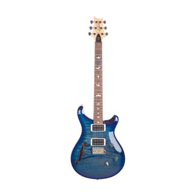 2023 PRS CE24 Semi-Hollow Electric Guitar, Custom Color, Blue Matteo Burst, 034XXXX image 1