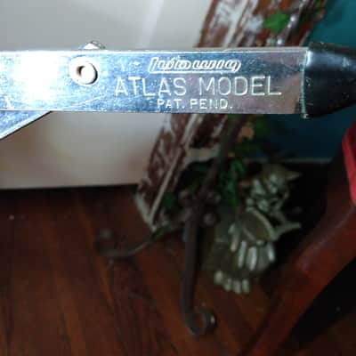 Vintage Ludwig Atlas Snare Stand 70s Blue / Olive image 6