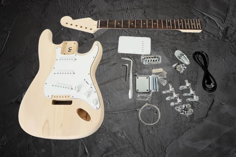 Strat Style Electric Guitar DIY Kit by Budreau Guitars image 1