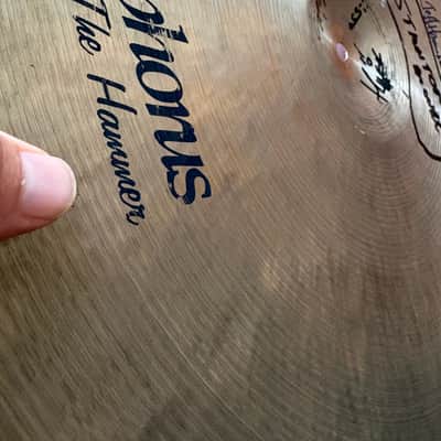 Bosphorus Hammer 22" Ride ~2620 Very Early Model Selected by Jeff Hamilton for Stanton Moore image 2