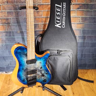 Kiesel Zeus 6 Multiscale Blue Burst w/ Original Gig Bag Absolutely Amazing Instrument image 1