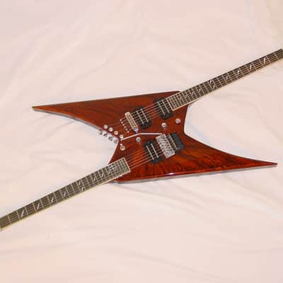 Jackson USA  Custom Shop NAMM Rhoads Doubleguitar, 1 of 1, ultra rare Root Beer Swirl image 5