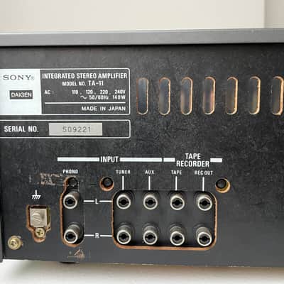 Sony TA-11 - refurbished, near mint! (1974-1978) image 8