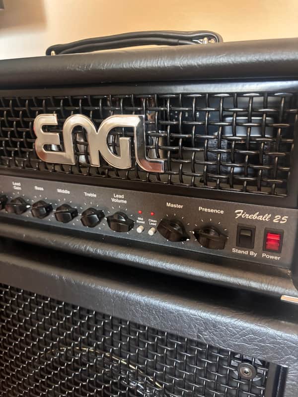 Engl Fireball 25 Type E633 2-Channel 25-Watt Guitar Amp Head 2024 - Present - Black image 1