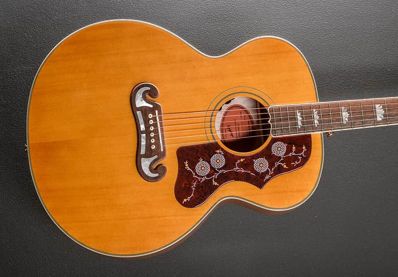 Epiphone "Inspired by Gibson" J-200 - Aged Gloss Antique Natural image 1